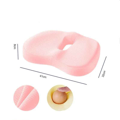 Coussin d'assise | PosturePlus Seat™ rose avec dimension