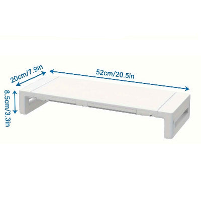 Support ecran pour bureau | SmartDesk™ blanc
