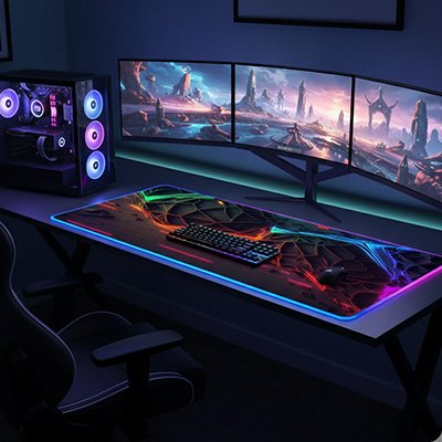 Tapis de souris LED | Vortex LED Pad™ illuminé
