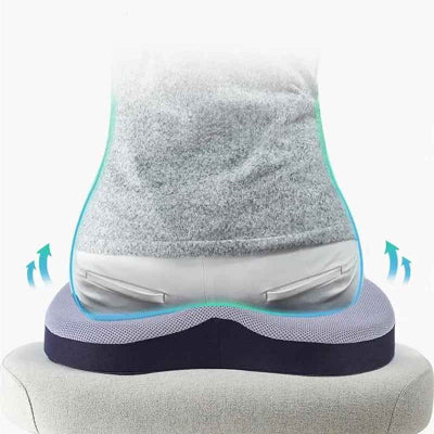 coussin pour chaise de bureau | NuageConfort™ tissu respirant