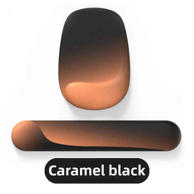 tapis de souris ergonomique caramel avec repose poignet clavier