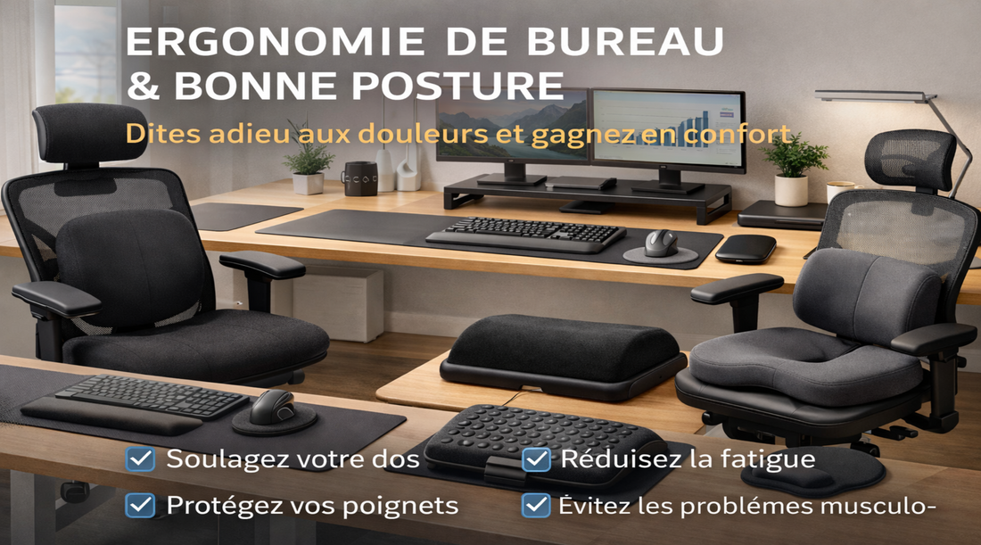 Ergonomie de bureau : posture, confort multimédia & bien-être