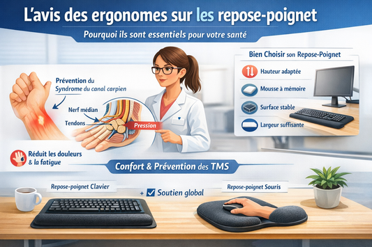 L’avis des ergonomes sur les repose poignet