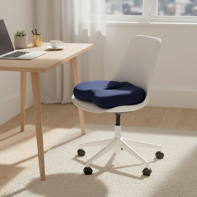 Coussin d'assise | PosturePlus Seat™ bleu sur chaise