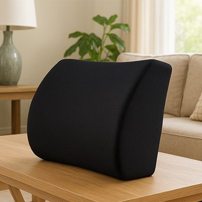 Coussin pour les lombaires | MemoryCare sur table 