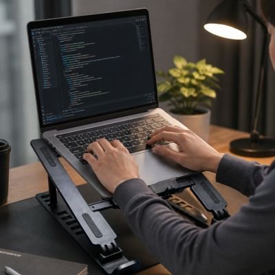 Refroidisseur pc portable sur sous main 