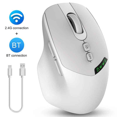 Souris bluetooth | ComfortClick™ blanc presentation