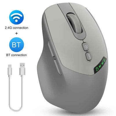 Souris bluetooth | ComfortClick™ gris presentation