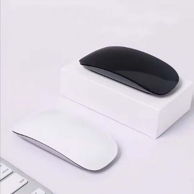 Souris pc sans fil | SlimGlide™ blanc et noir
