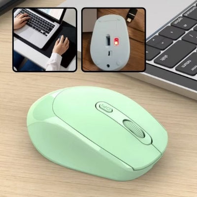 Souris sans fil | NovaClick™ sur bureau de bois