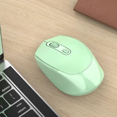 Souris sans fil | NovaClick™ vert sur bureau