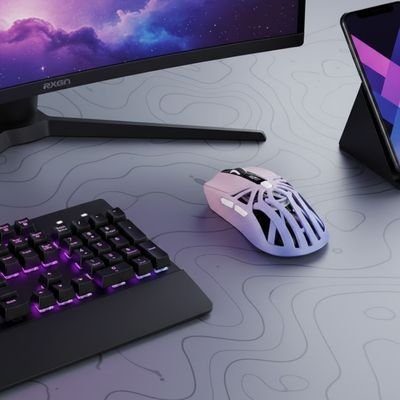 Souris sans fil bluetooth | ControlX™ sur bureau gris