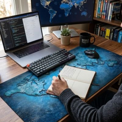 Sous main bureau | DeskAura™ sur bureau