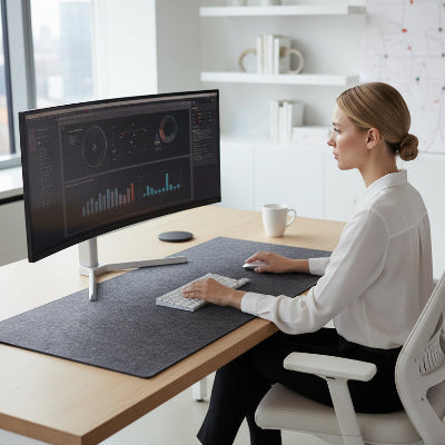 Sous main pour bureau femme a son bureau
