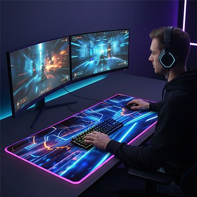 Tapis de souris LED | Phantom LED Pad™ modele 2