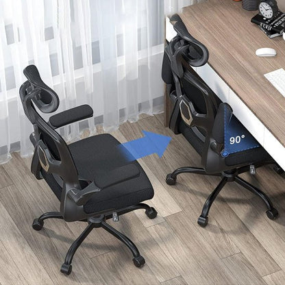 Chaise ergonomique bureau vue haut