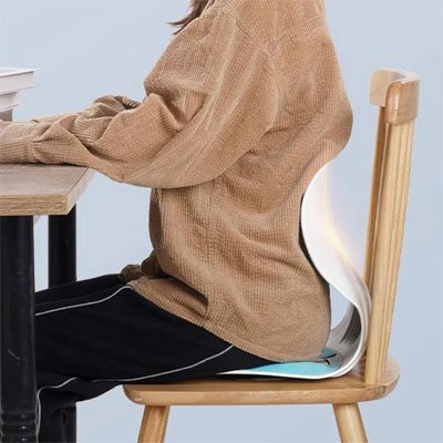 Coussin pour lombaire sur chaise ordinaire