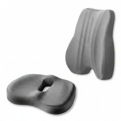 ensemble coussin de chaise gris 