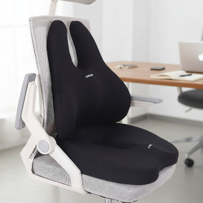 coussin de chaise avec dossier | PureComfort™ sur chaise de bureau avec fond de bureau