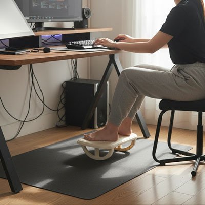 Repose pieds bureau | ErgoComfort - L'Espace Confort Média