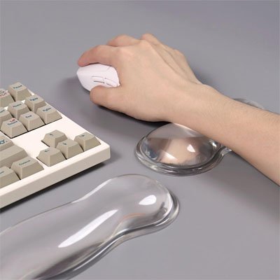 Repose poignet ergonomique pour clavier et souris