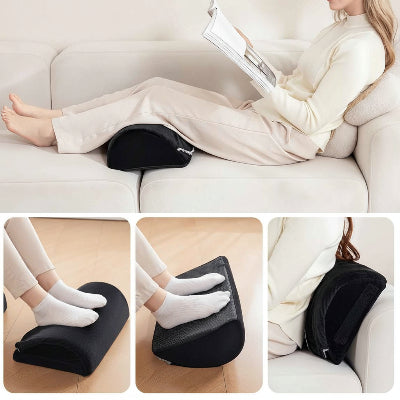 repose pied bureau montre diffente facon d utiliser le produit