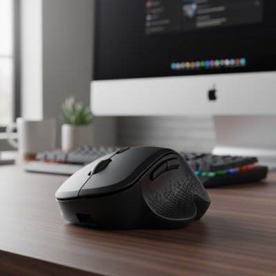 Souris ergonomique sans fil vue devant