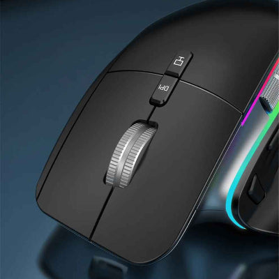 souris ergonomique sans fil gros plan