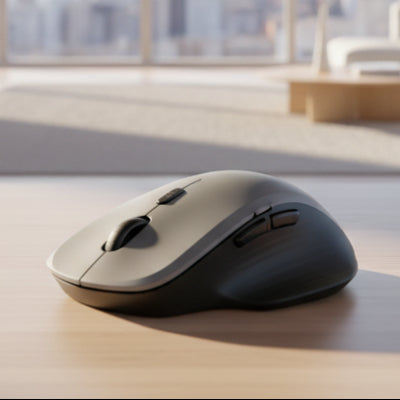 souris ergonomique sans fil gris