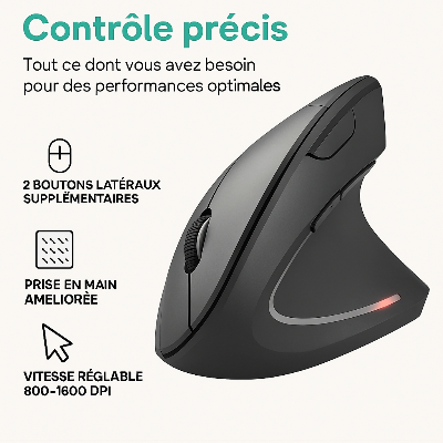 souris verticale ergonomique  presentation