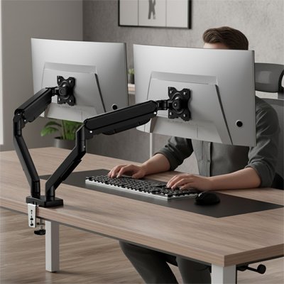 Support écran PC | Ergonomique réglable - L'Espace Confort Média