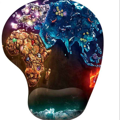 tapis de souris ergonomique map multicolore