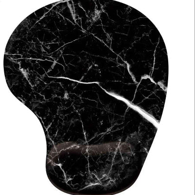 tapis de souris ergonomique noir blanc