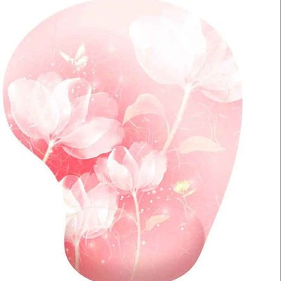 tapis de souris ergonomique rose